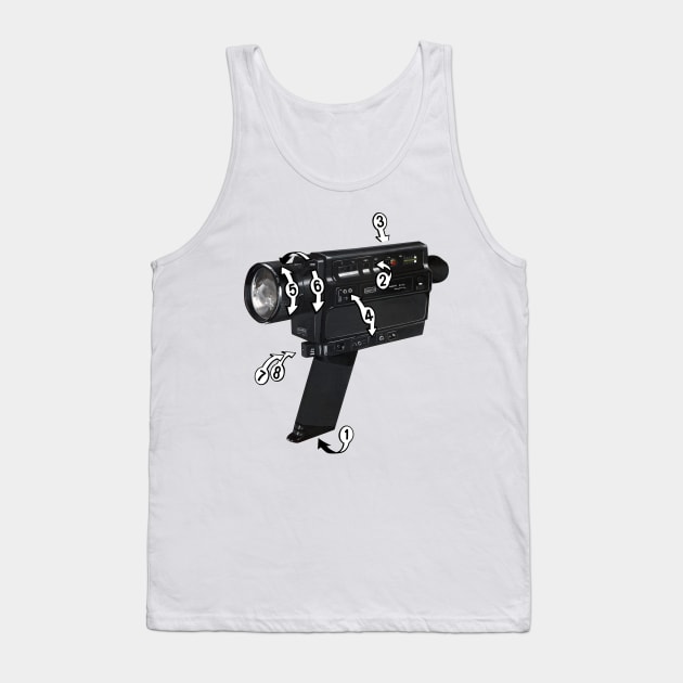 Super8 Tank Top by Famous When Dead